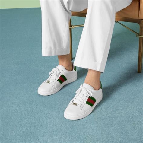 mens gucci ace sneaker|gucci ace sneakers men outfit.